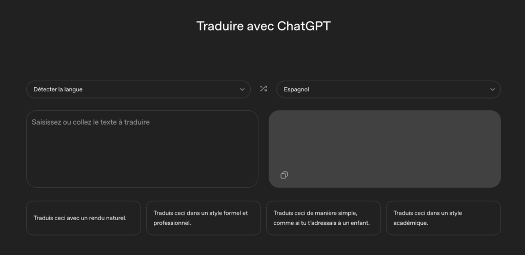 ChatGPT Translate