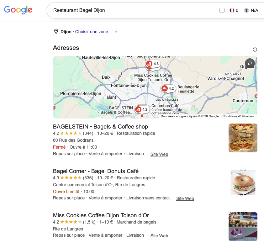 Local Pack Google